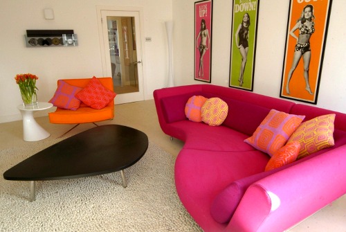 Bright colours in home