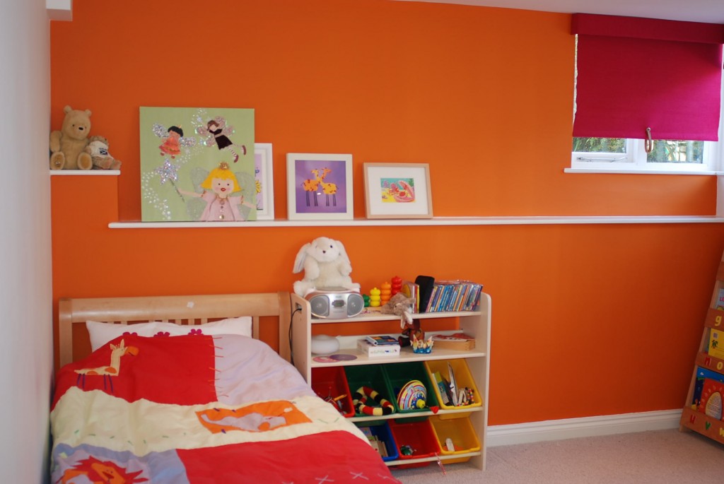 One of my own projects. A child's colourful bedroom.