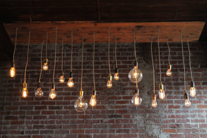 Rustic chandelier