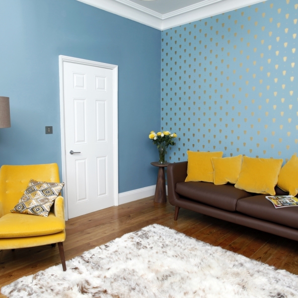 Retro style living room design