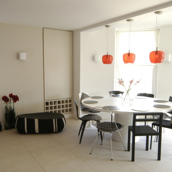 Modernist dining room
