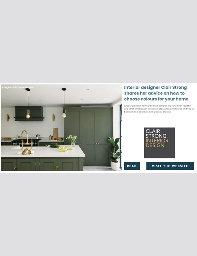Clair talks about choosing colour — InBath July 2024