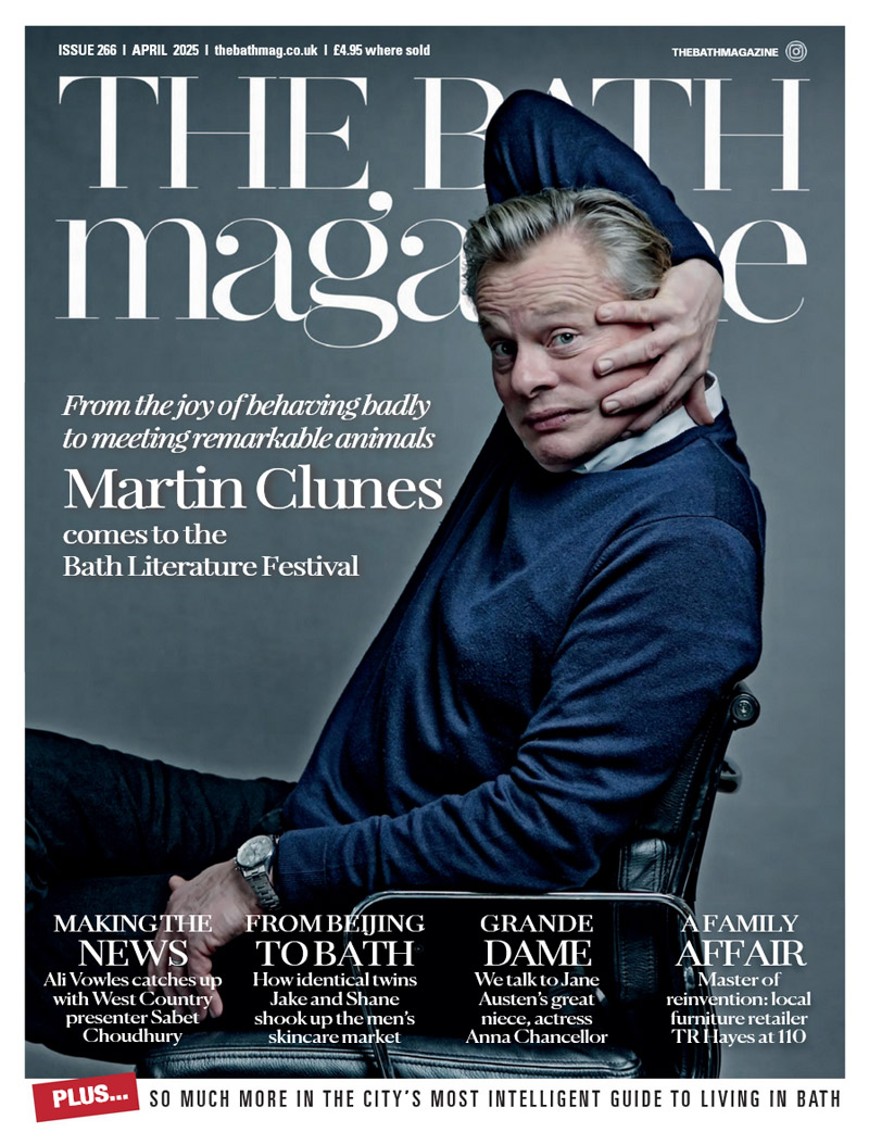 Using wallpaper — The Bath Magazine April 2025